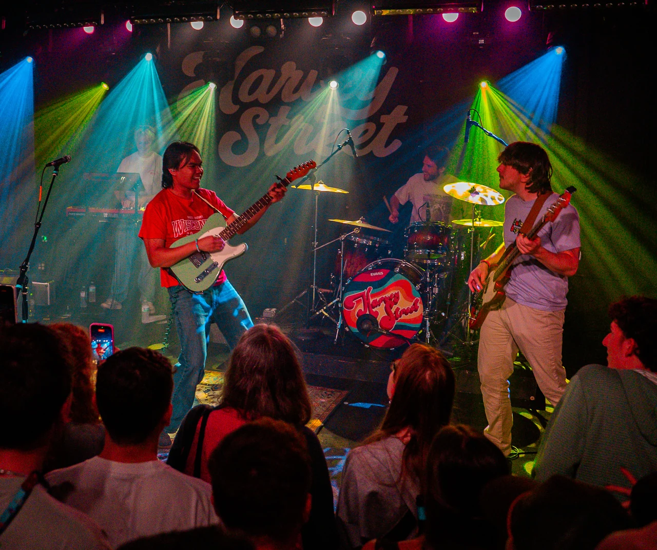Harvey Street performing live, photographed by Stephen Groves of CaptureCHS.